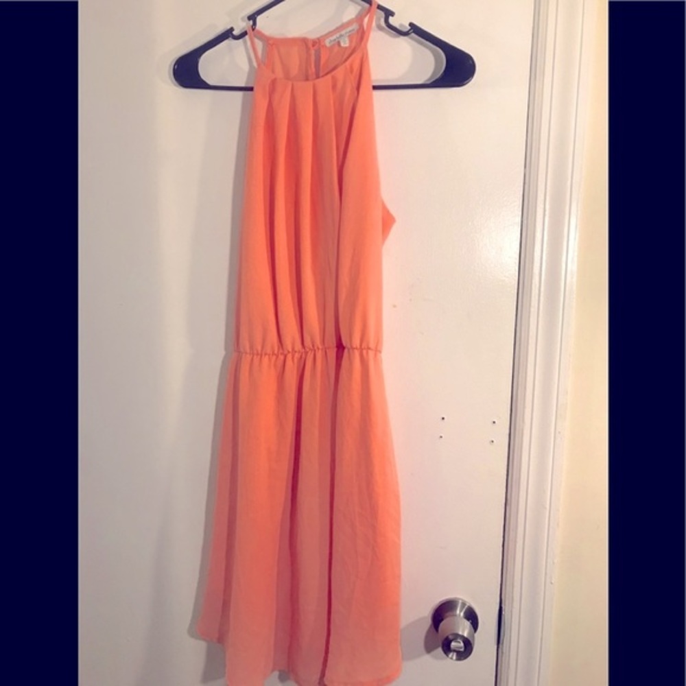 🔥🔥Charlotte Russe Peach Sun Dress Size M